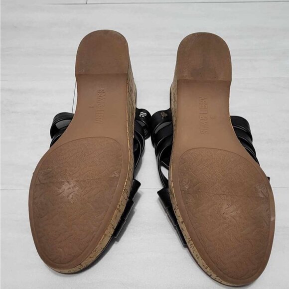 Sam & Libby Wedge Leather Sandals - Picture 7 of 9